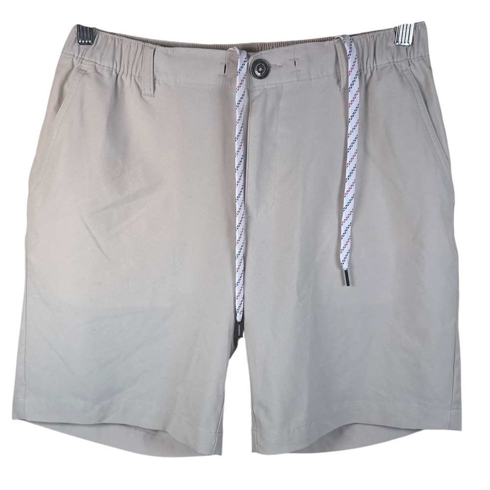 CHUBBIES Everywear Performance Mens Medium Khaki 8" Preppy Stretch Golf Outdoors